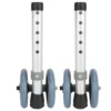 1 pair Walker Wheels Walker Wheels Adjustable Height Replacement Walker Feet Caster with Brake Wheel for Seniors Disabled People 6