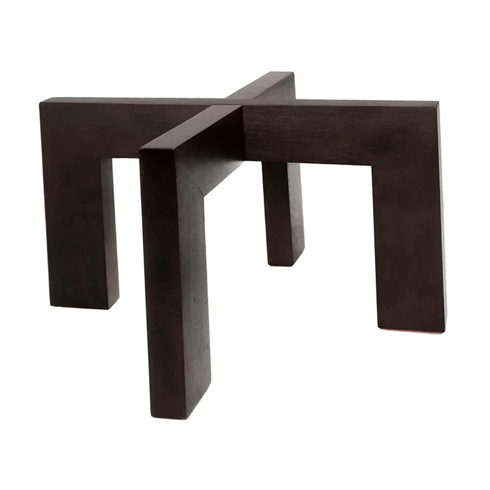 Wooden Plant Stand Outdoor Basket Holder Minimalist Creative Home Decor Storage Rack for Hotel Dining Room Kitchen