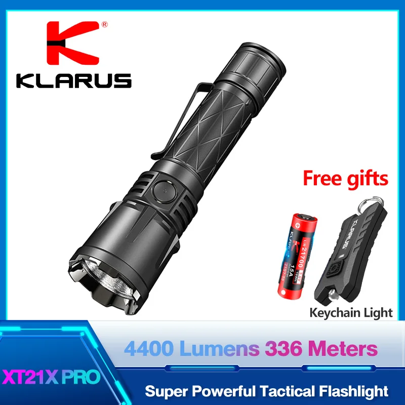 Lampe rechargeable professionnelle ultra puissante Klarus