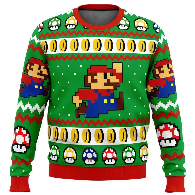 thumbnail image 1 of Suéter navideño de regalo, jersey de Papá Noel para hombre, sudadera 3D, ropa de otoño e invierno más vendida, Kart Ugly 2024 Año Nuevo, 1 of 4