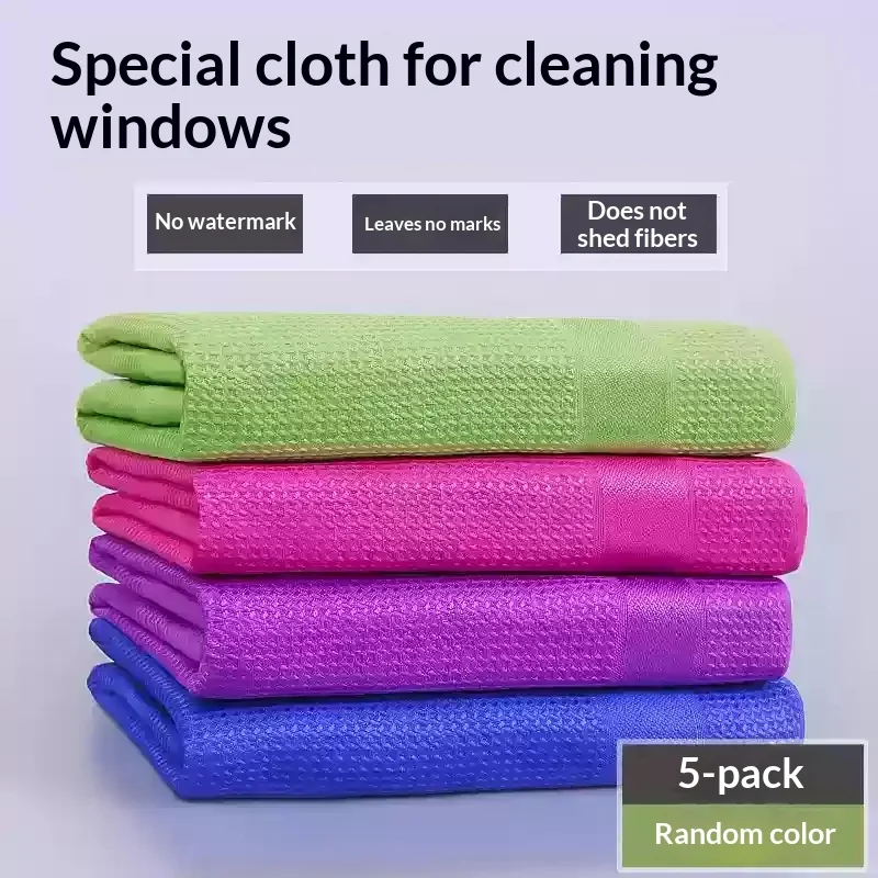 Premium Microfiber Lint-Free Streak-Free Glass Cleaning Cloth for a Sparkling Clean Home