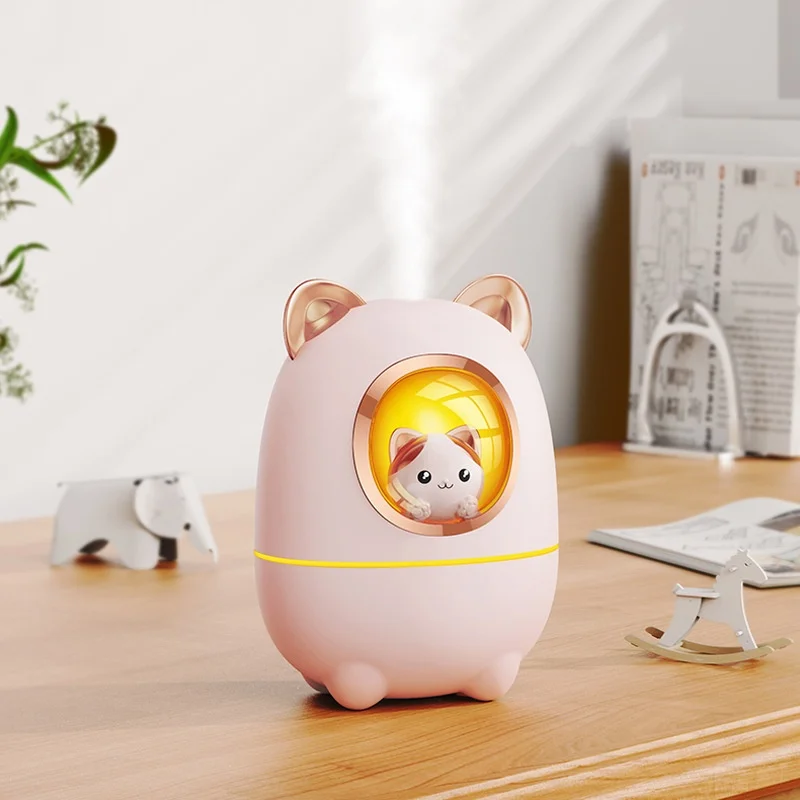 Mini Bear Humidifier Essential Oil Diffuser 300ml Aroma Lamp Led Night  Light Usb Ultrasonic Fogger Car Air Freshener - Car Air Humidifier -  AliExpress