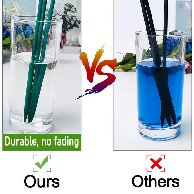 50 db Egyedi Kerti Bambuszpálcák Szilárd Növényi Tartó Keret Többcélú Termesztési Zöldségek Zöld Botok - Image 5