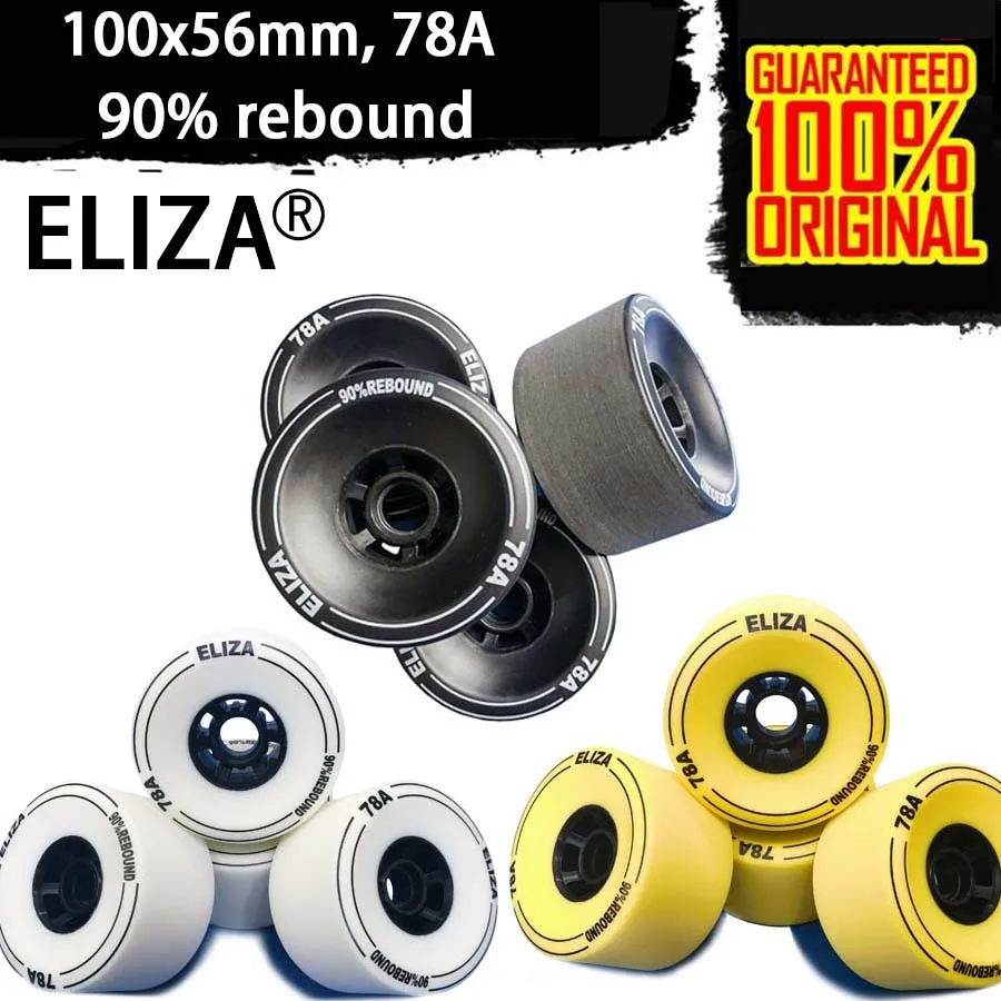 邦楽 ELIZA SCORPION * DRIVING ROLLER ELIZA longboard skateboard wheels 100mm SHR78A, 90% rebound