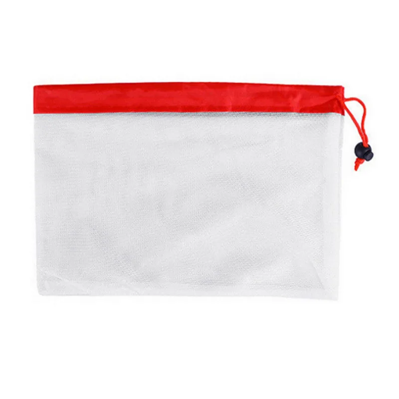 12-Piece Set of Reusable Washable Mesh Bags for Produce, Toys, and More