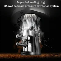 Electric Italian Coffee Machine Professional Expresso Coffee Maker Automatic Semi Automatic Expresso Machine  220V 2