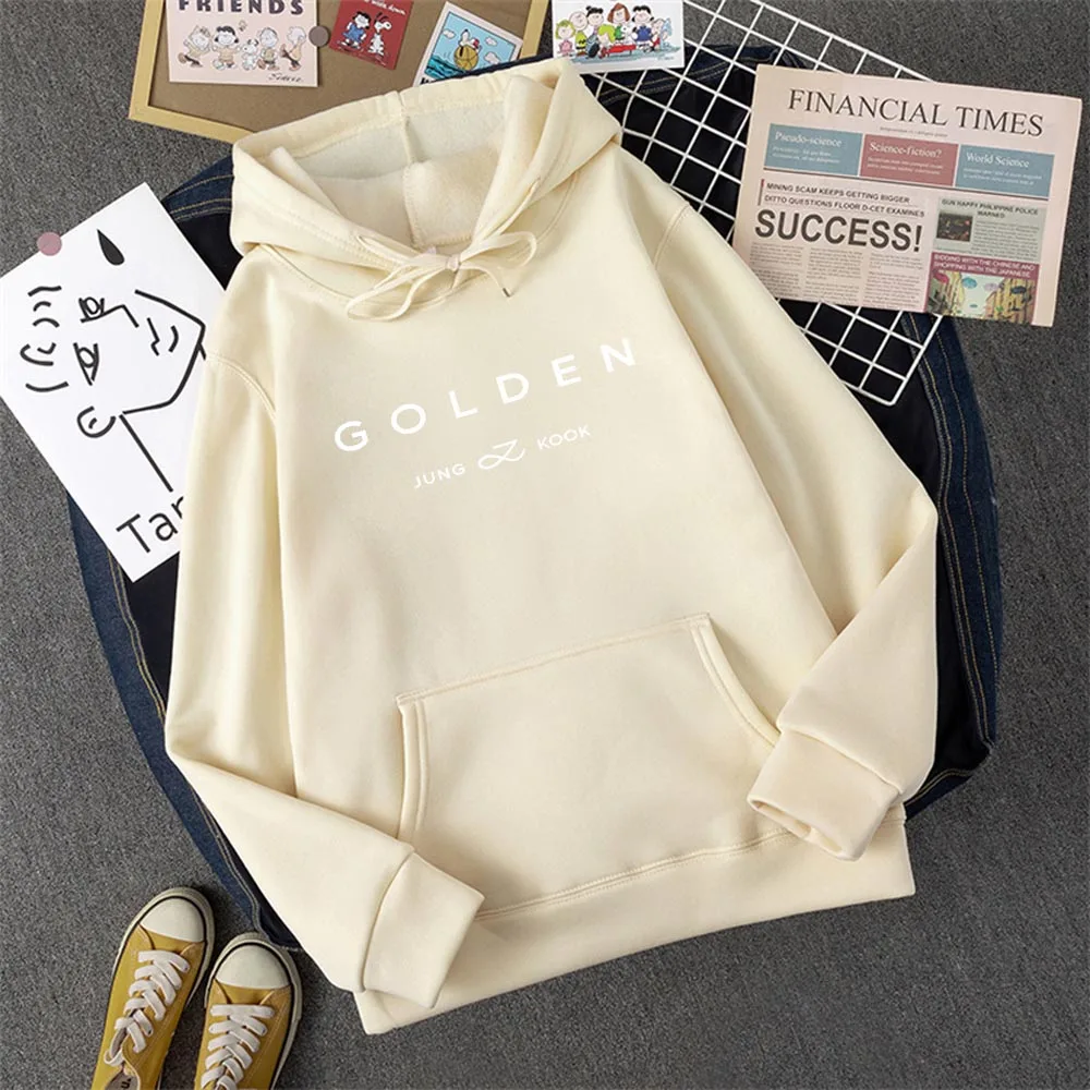 Jungkook-男性と女性のためのkpopフード付きスウェットシャツ,暖かい冬