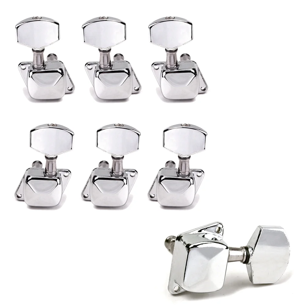 

Semiclosed String Tuning Pegs Keys Guitar Tuner Machine Heads Acoustic Electic Guitar Bass String Tuning Pegs 3L3R