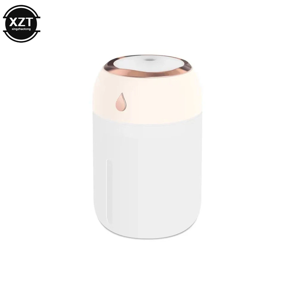 Air Humidifier 330ml Portable Car USB Desktop Office Bedroom Home LED Ambient Light