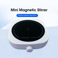 Magnetic stirrer, kitchen liquid mixing mini laboratory stirrer, portable stirring rod stirring plate 4000RPM, 1L capacity 1