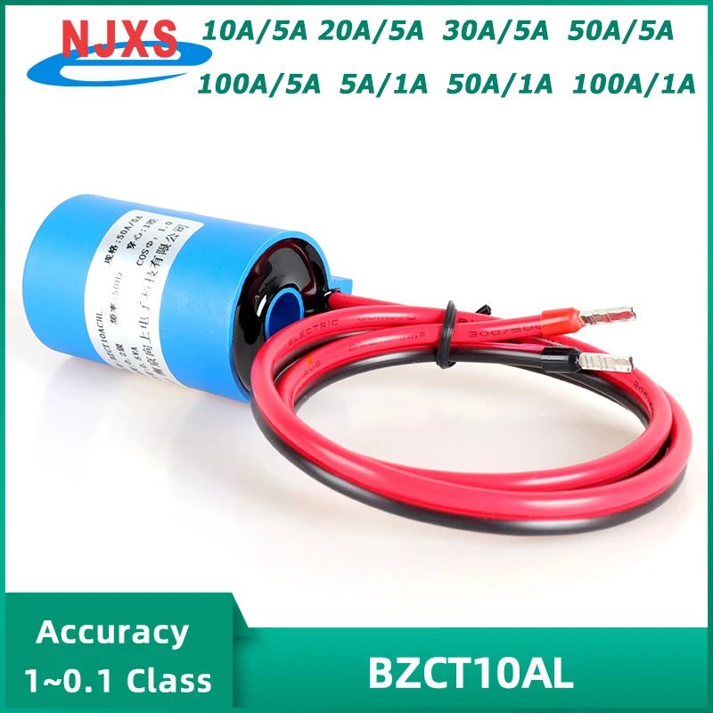 Produktbild von BZCT10AL Stromwandler 1A/5A – Für 10–100 A AC, Loch 10 Mm, Für Messgeräte