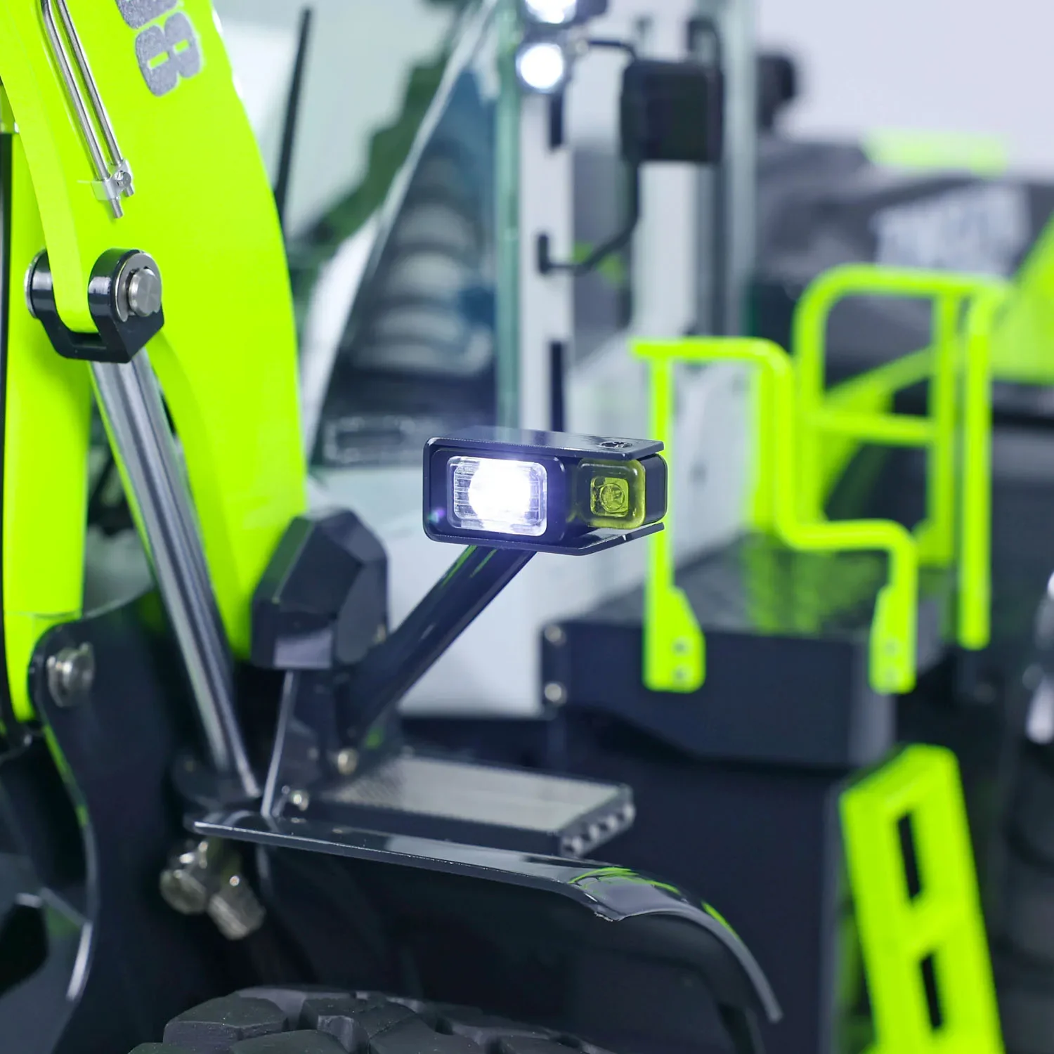 JDM 198 RC Loader 1/14 ZW370 RC Hydraulic Loader Metal Model RTR with Light and Sound System Remote Control Car Adult Toy 4