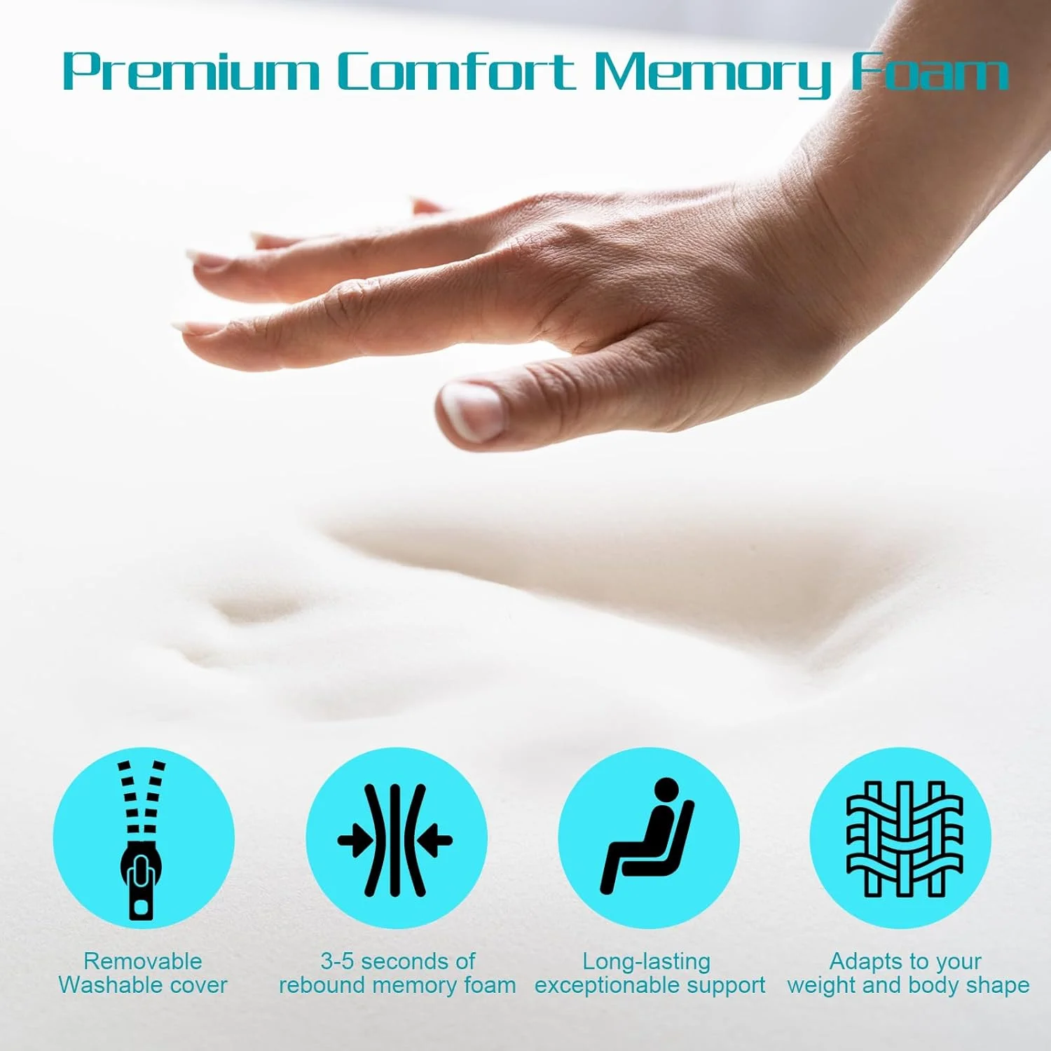 Multi-purpose Back Cushion Lumbar Support Pillow Memory Foam Relieve Pain Lumbar Back Support Cushion for Office Chair Car Seat