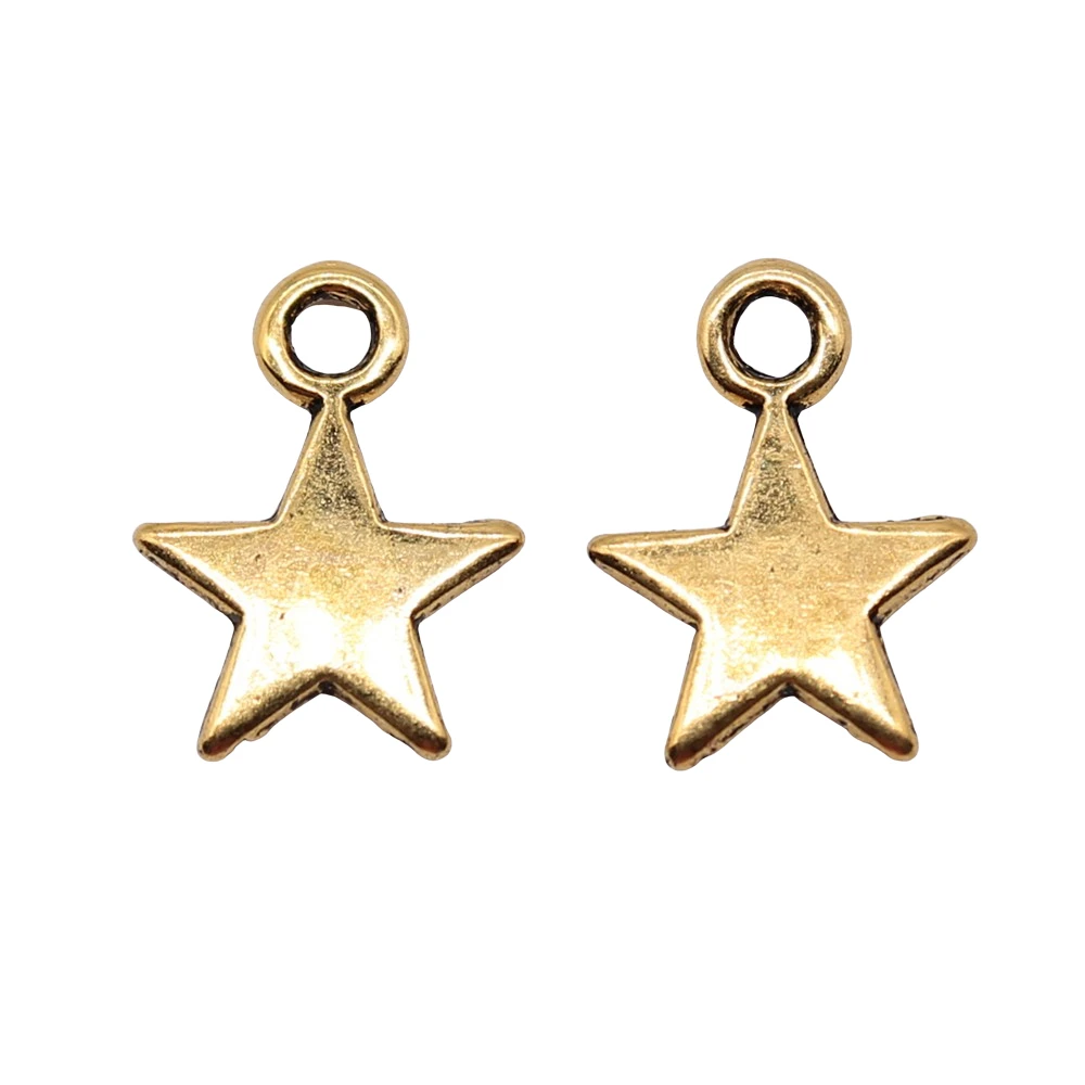 Star Charms Tiny Metal Pendants for Jewelry Making - Image 5