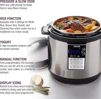 6 Quart Multi-cooker with America's Test Kitchen Multicooker Perfection Cookbook Stainless Steel Easy Healthy 2