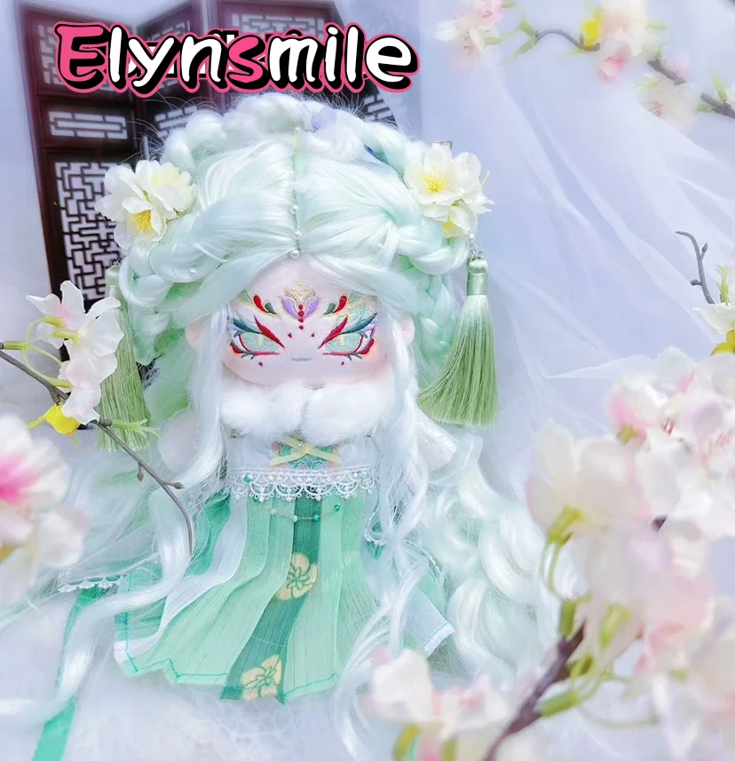 

In Stock Anime Monster Snow Lotus Long Hair 20cm Lovely Plush Doll Soft Pillow Cosplay Anime Figure Doll Toy For Kids Gifts LHXY