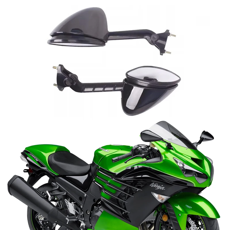 専用です。 バックミラーサイドミラー オートバイ黒バックミラーカワサキ忍者