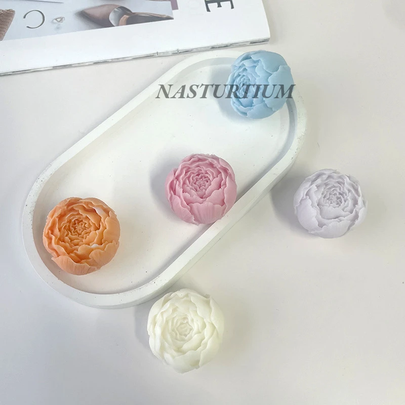 Small Flower Silicone Candle Mold 3d Rose Soap Chocolate Cake Decoration Baking Tools Diy Aromatherapy Gypsum Resin Clay mould silicone mold silicone candle mold aromatherapy candle mold silicone candle molds candle mold