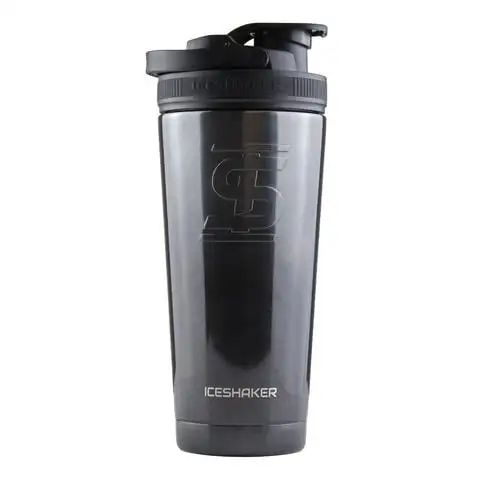 

Walled Vacuum Insulated Protein Shaker Bottle, Obsidian Black, 26 oz Kawaii tumbler бутылка для воды детска