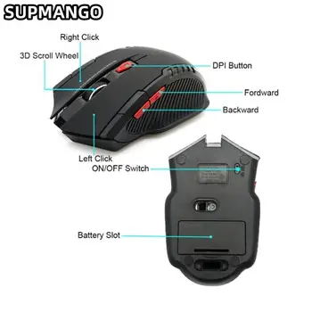 113 Battery Version Mini2.4 GHz Wireless Optical Mouse Portable Mouse Wireless USB Mouse Notebook Computer 4