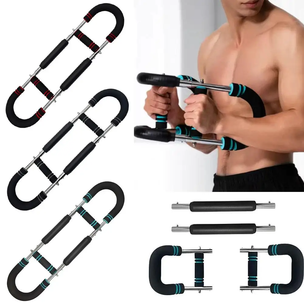 Multi Functional Adjustable Arm Strength Device Chest Expansion Arm Muscle Trainer 50kg U-shaped Fitness Equipment