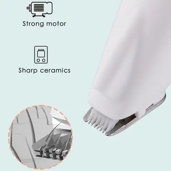 Dog Paw Trimmer with LED Light Fully Waterproof Pet Hair Trimmer with LED Display Dog Clippers for Grooming Daily supplies 3