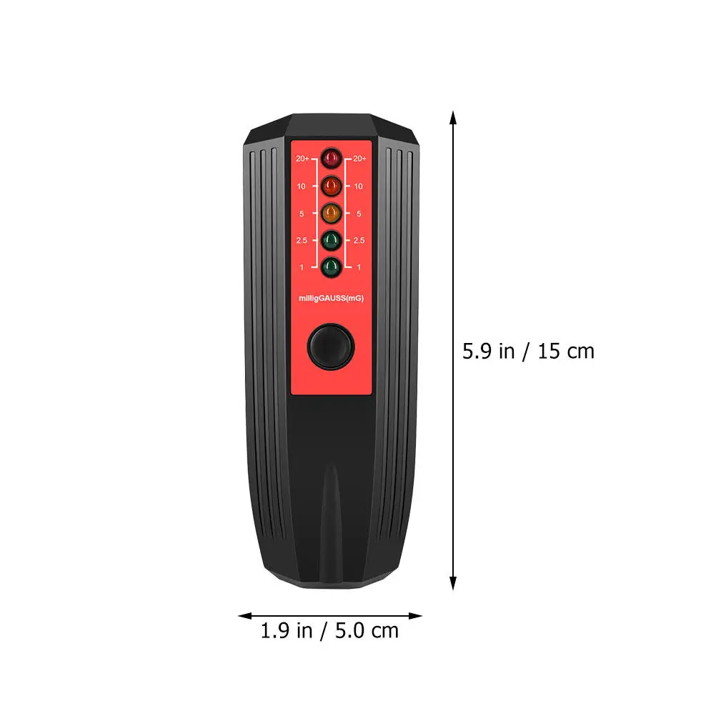 EMF 미터 방사선 측정기 프리미엄 ABS 소재 가우스 미터 LED 표시기 광범위 측정
