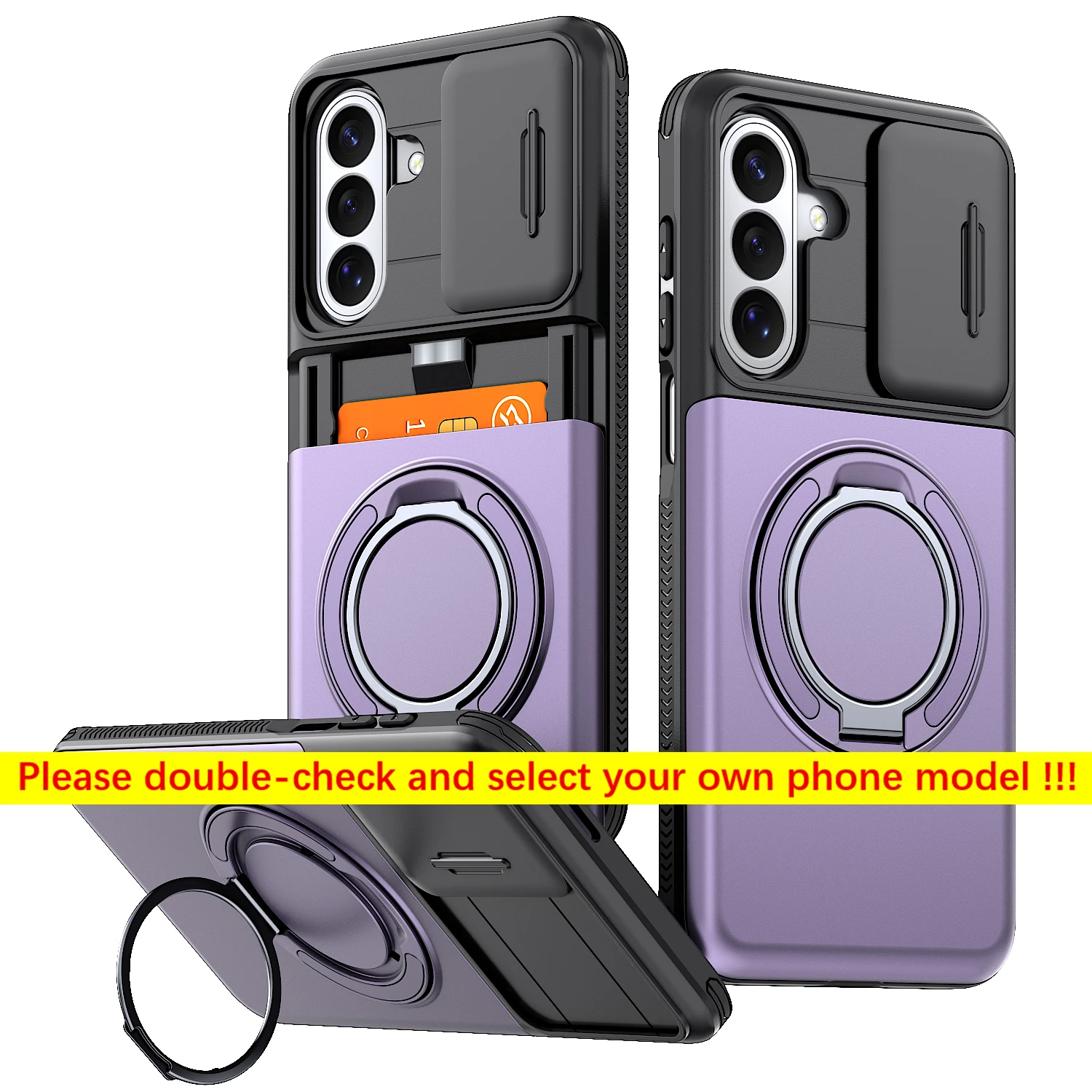 Kickstand Phone Case with Hidden Card Slot