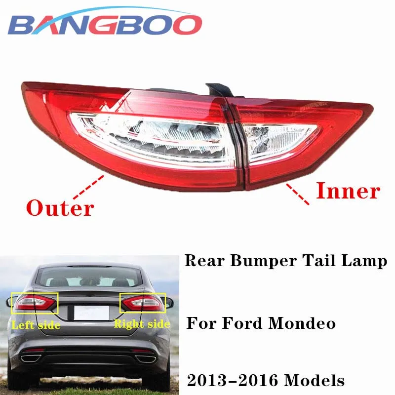 

Car Rear Tail Lamp Taillight For Ford Mondeo 2013 2014 2015 2016 2017 2018 LED Brake Warming Light