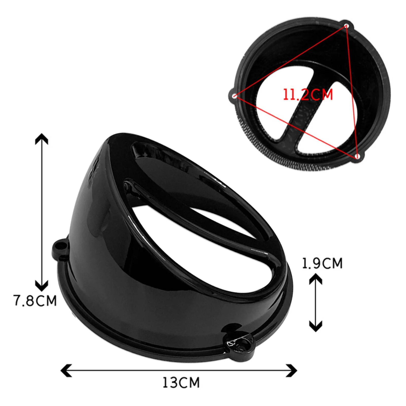 Scooter Fan Cover Air Scoop Cap GY6 125cc 150cc Chinese Scooter 152QMI 157QMJ Motorcycle Mid-Frame Air Deflectors motorcycle cooling fan