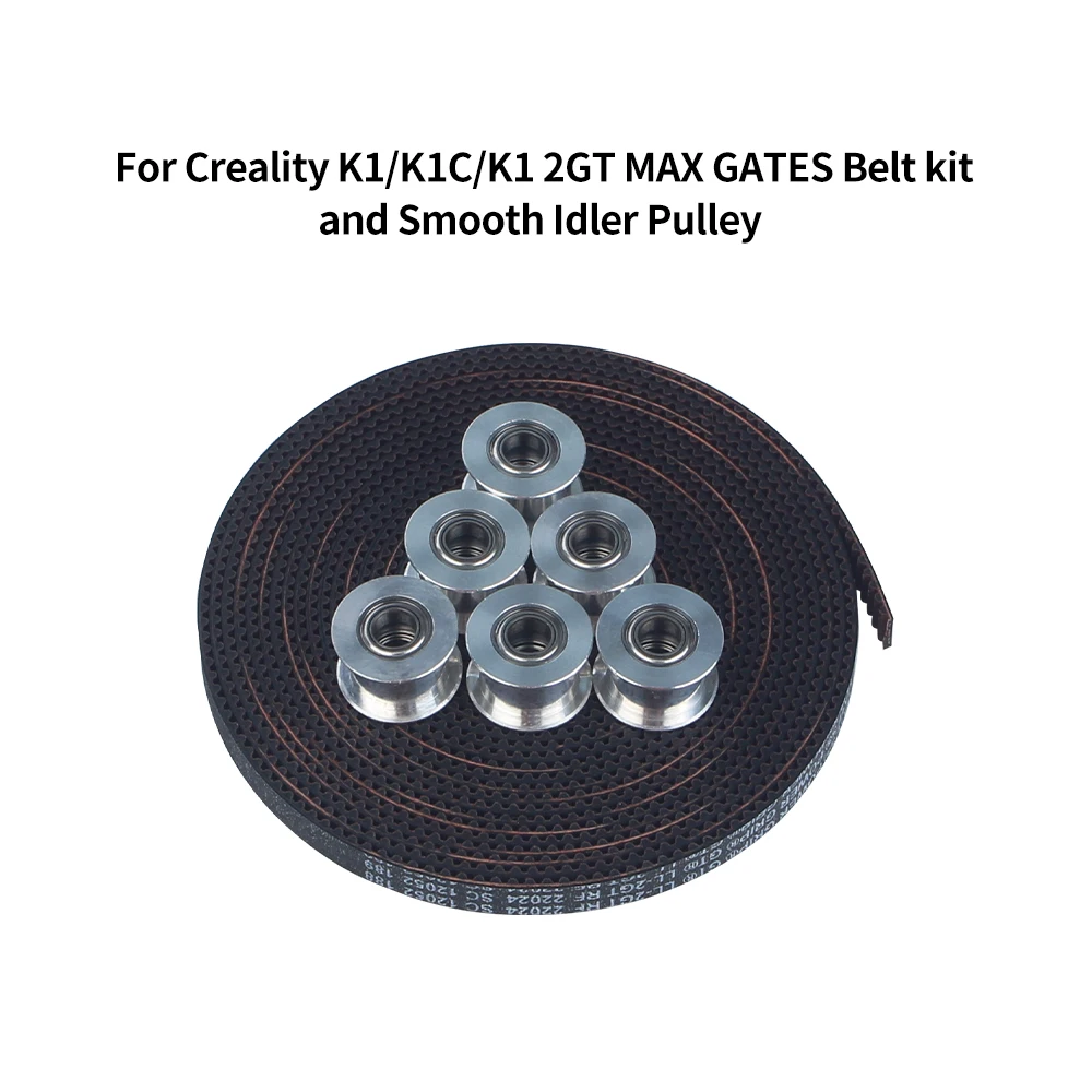 Für Creality K1 K1C K1 2GT Max Gates Riemensatz und glatte Umlenkrolle für Creality 3D-Drucker – Detail 1