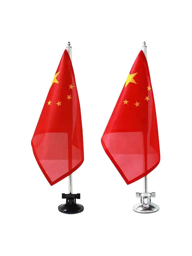 Suction Cup Flagpole Holder Bracket For Car Universal Sucker Auto The Telescopic Support Decorations Banner Mount