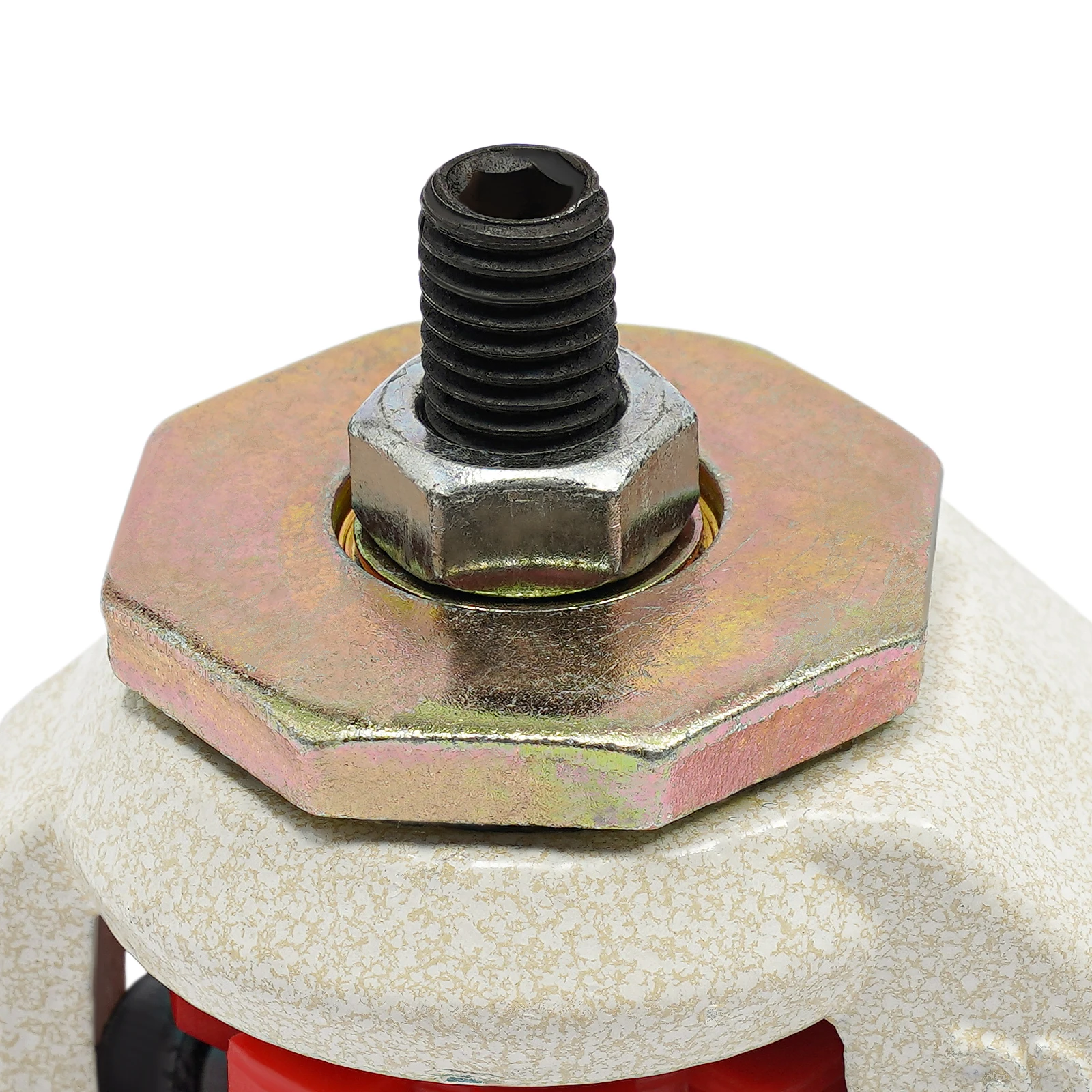 GD-60S 4 Stück schwarz-weißes Nylonrad mit Nivellierung, schwere Bank-Nylonräder, verschiedene Möbel, elektronische Geräte – Detail 17