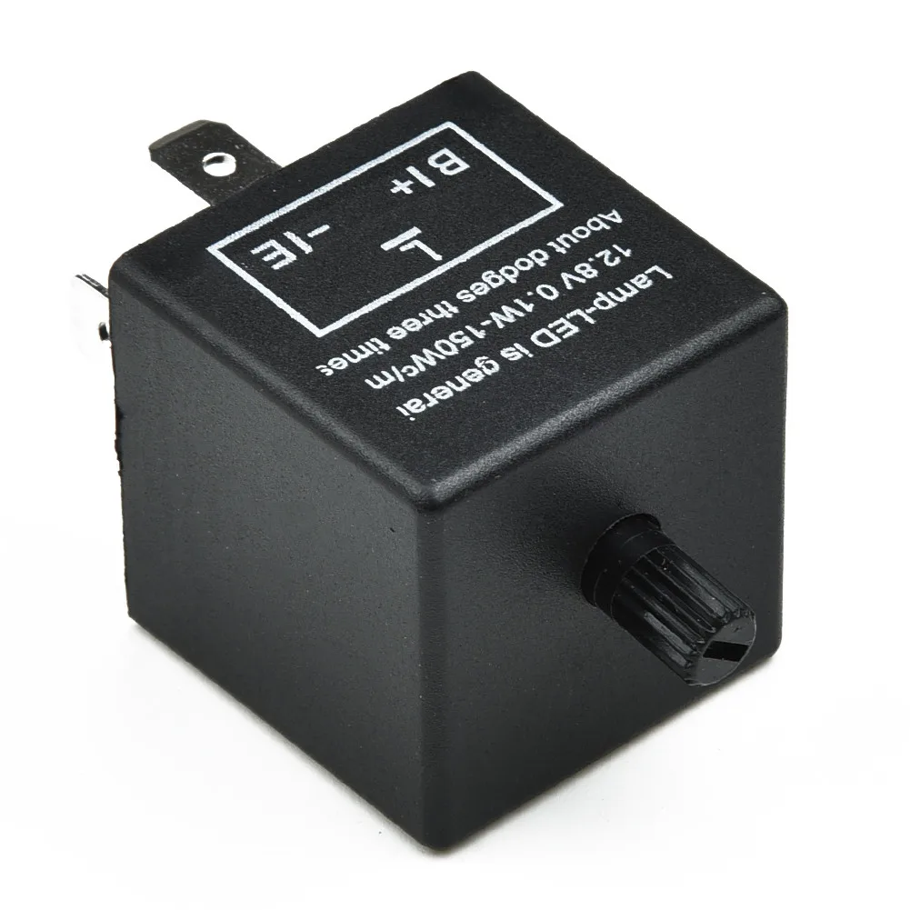 

Car Electronic Flasher Relay 12V 3-Pin LED Adjustable Fits For Turn Signal Light Blinker Flasher Relay Interior Parts