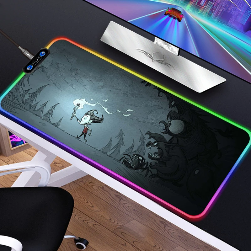 

Коврик для мыши с RGB-подсветодиодный кой и клавиатурой