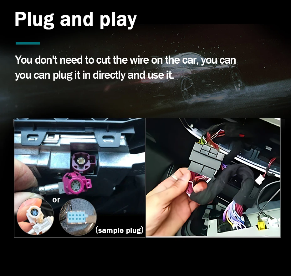 12,5-Zoll-Wireless-Carplay-Android-15-Autoradio-Bildschirm für Mercedes Benz C-Klasse W204 2011-2014 Stereo-Multimedia-Player GPS 4G – Detail 4