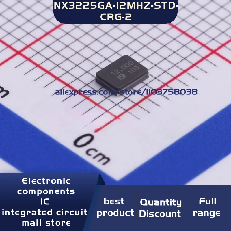 50개/몫 NX3225GA-12MHZ-STD-CRG-2 12MHz ±20ppm 8pF 3225 4P 수정 발진기 공진기 4SMD 재고 있음