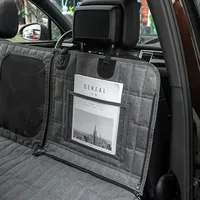 Dog Car Seat Cover Waterproof Pet Dog Carriers Travel Mat Hammock For Small Medium Large Dogs Car Rear Back Seat Safety Pad 2