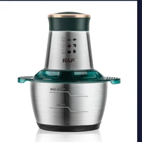 Electric Meat Mincer Grinder Stainless Steel Chopper 2L Food Processor Garlic Mud Maker Blender Large Capacity Kitchen Utensils 1