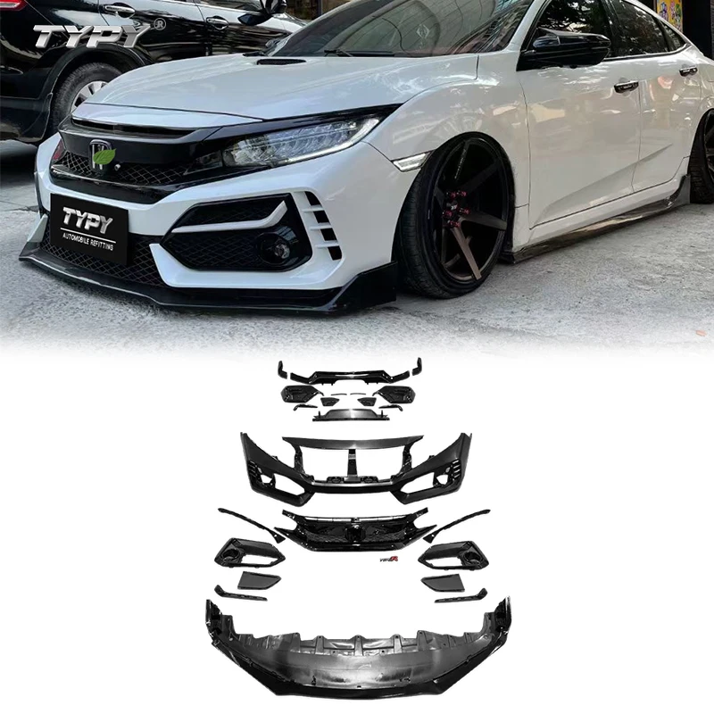 

New Typer Style car bumpers Parts Body Kits Suitable For Hatchback 2016-2021 And Sedan Upgrade