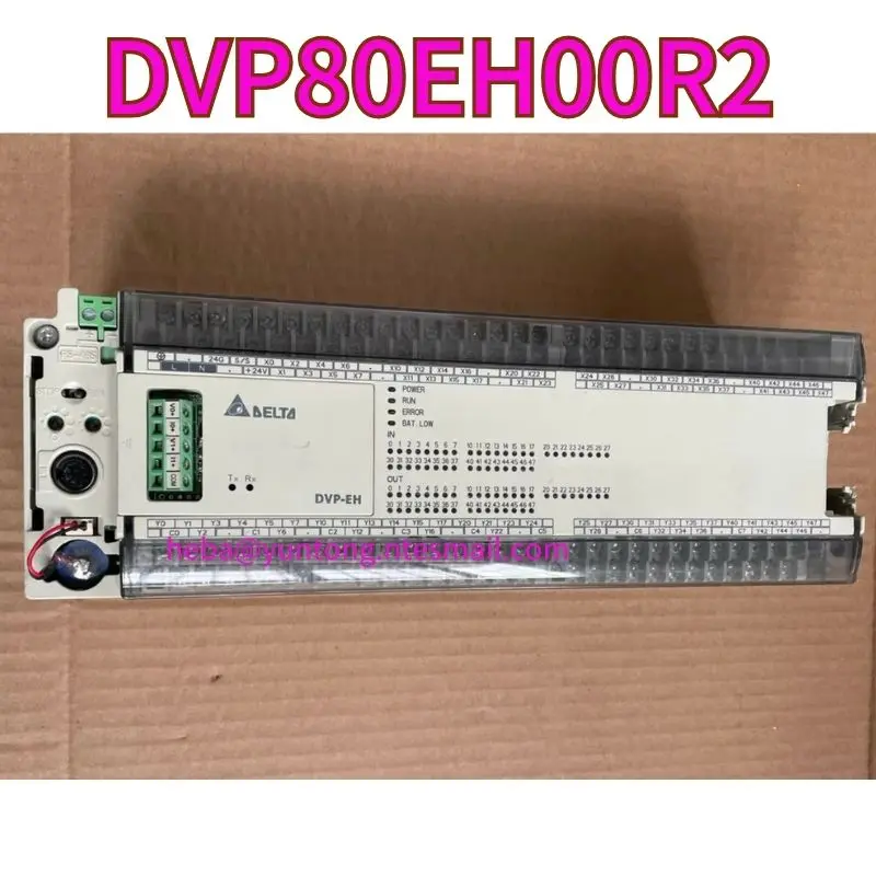 

Used DVP80EH00R2 PLC programmable controller