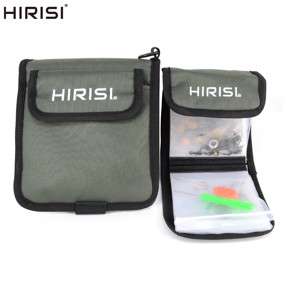 Sac de rangement transparent pour montages de pêche à la carpe, porte-leurres et accessoires de pêche