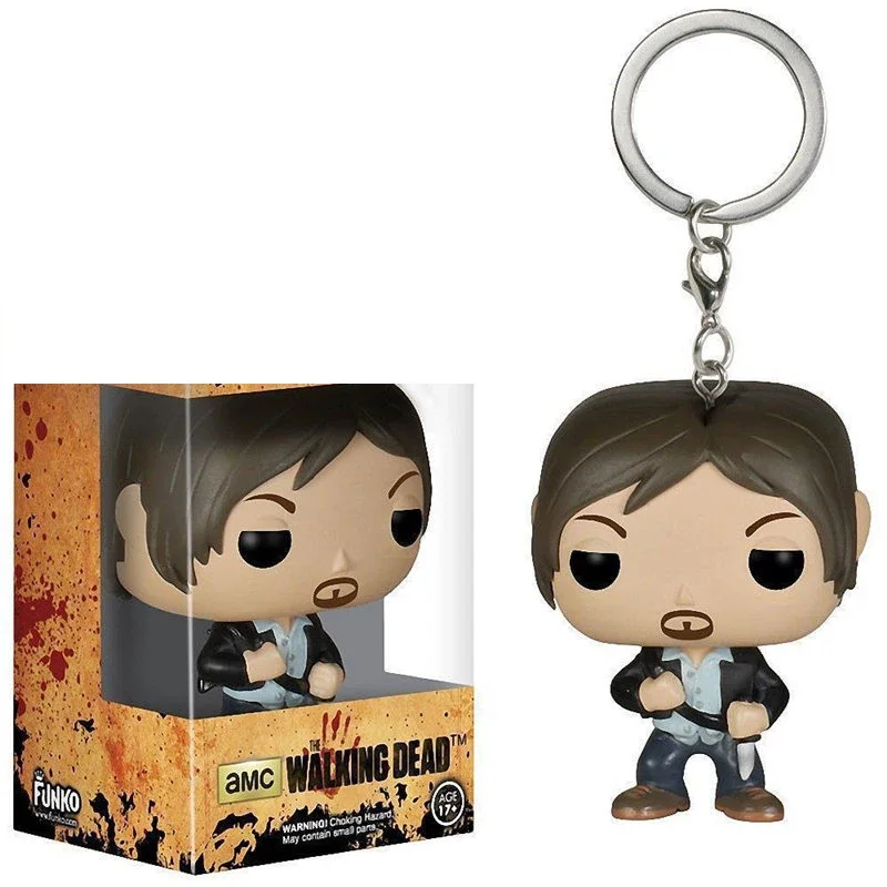 thumbnail image 5 of FUNKO POP Walking Dead Daryl Dixon Rick Grimes AMC Pocket Pop Llavero Figura de acción Juguetes para niños Regalo de Navidad, 5 of 5