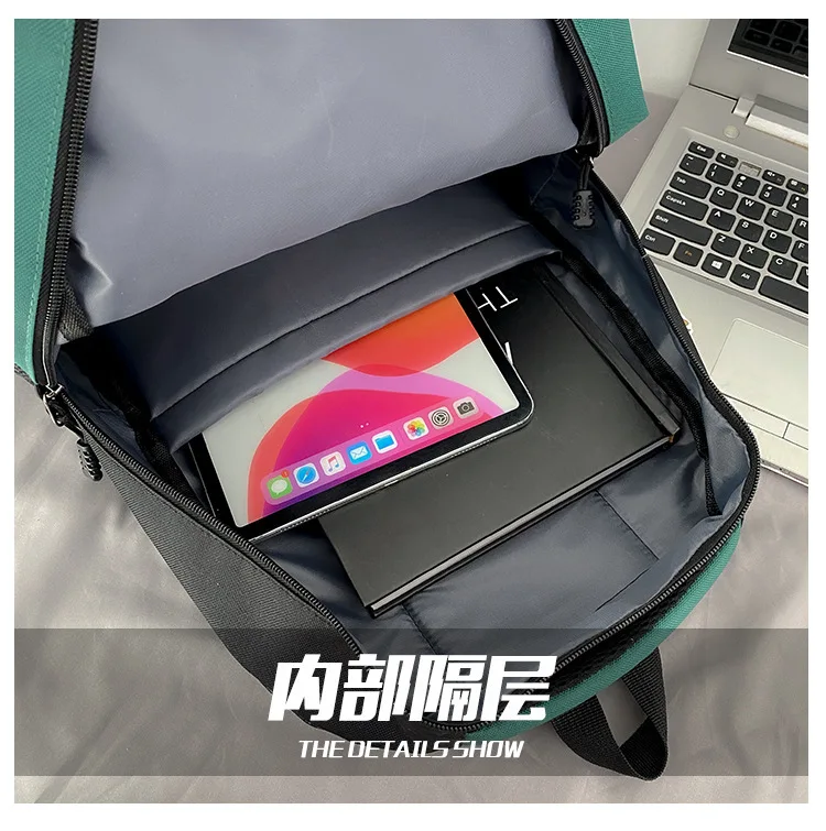 Männer Rucksack Business Laptop Reise Casual Große Kapazität Schule Tasche Für Mittlere Und High School Doppel Schulter Taschen Geschenke – Detail 9