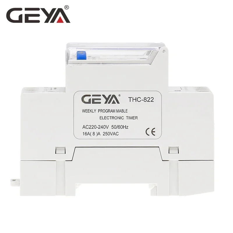 GEYA THC-822 Conversational Programmable Timer 2Channel Changeover Contacts Digital Timer Switch with Battery 16A 220V 110V 4