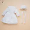 30CM Doll Clothes Suit Fashion Tops Fur Overcoat Knitted Miniature Hat Colorful Lace Stocking For for 1/6 BJD Dolls Accessories 2