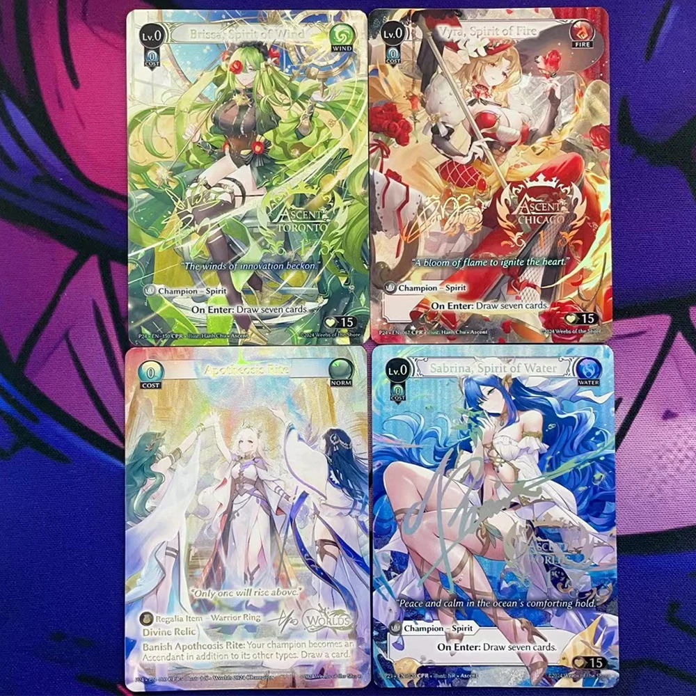grand archive tcg Frozen Dismissal 4枚セット Anime GRAND ARCHIVE TCG Collection Card Down of The Ashes