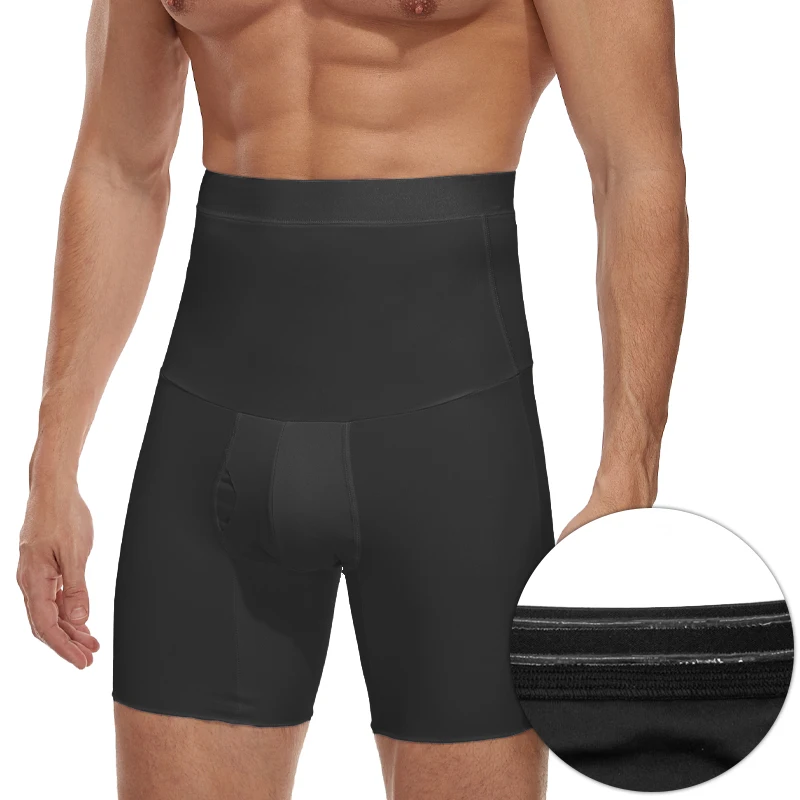 Men Body Shaper Tummy Control Compression Shorts Belly Slimming