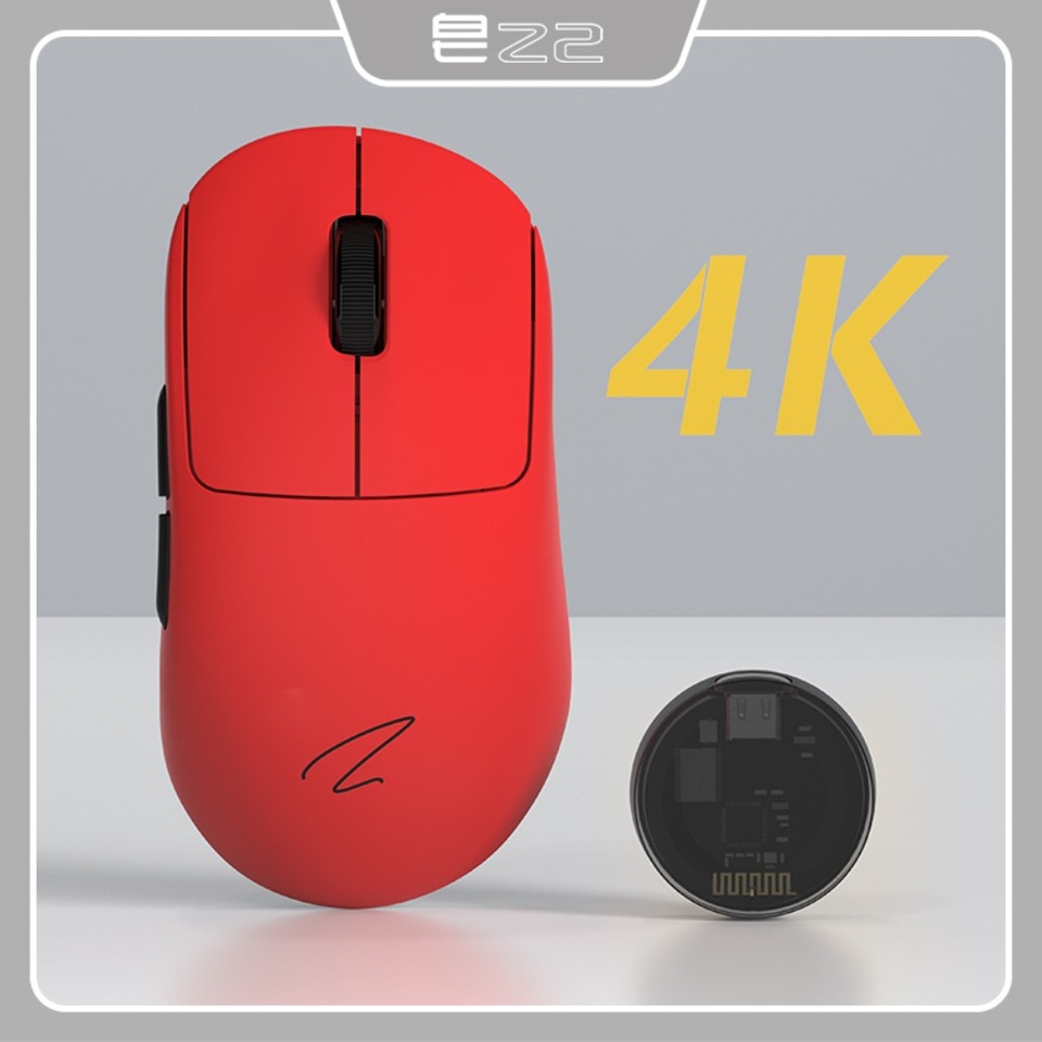 ZAOPIN Z2 Tri-mode 4K Wireless Gaming Mouse Original Phase PAW3395 Receiver Hot Swap Microswitch Base Adjustable DPI Ergonomic