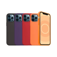 Apple Animation Magsafe Liquid Silicone Magnetic Case For iPhone 12 Pro Max Mini 12pro Case Wireless Charging Drop Protect Cover 1